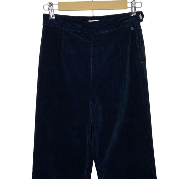 Alexa Chung x AG Jeans Corduroy Pants Womens 27 Bootcut Navy Blue High Rise NEW - Picture 5 of 13